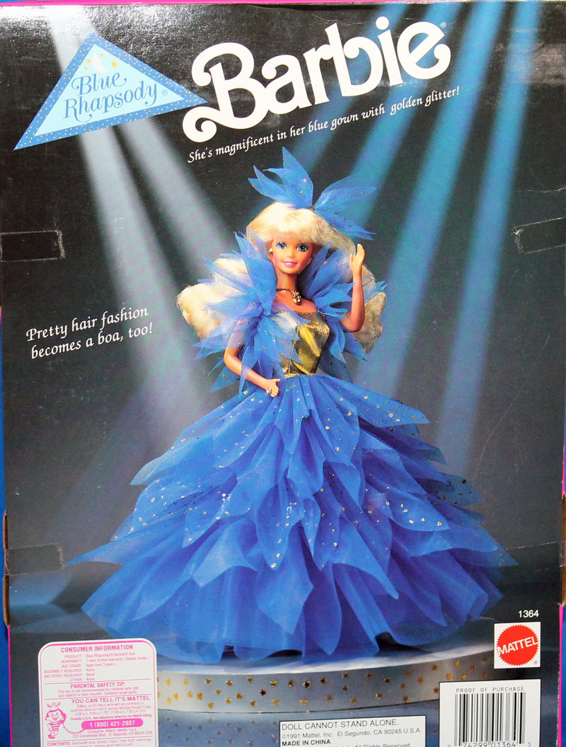 1986 Special Edition Blue Rhapsody Barbie (1364) 1986 Special Edition Blue Rhapsody Barbie (1364)