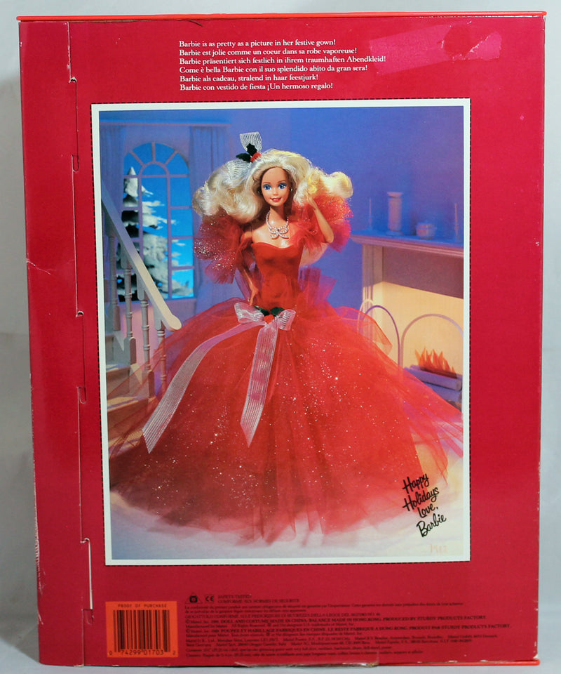 1988 Happy Holidays Blonde Barbie (1703)