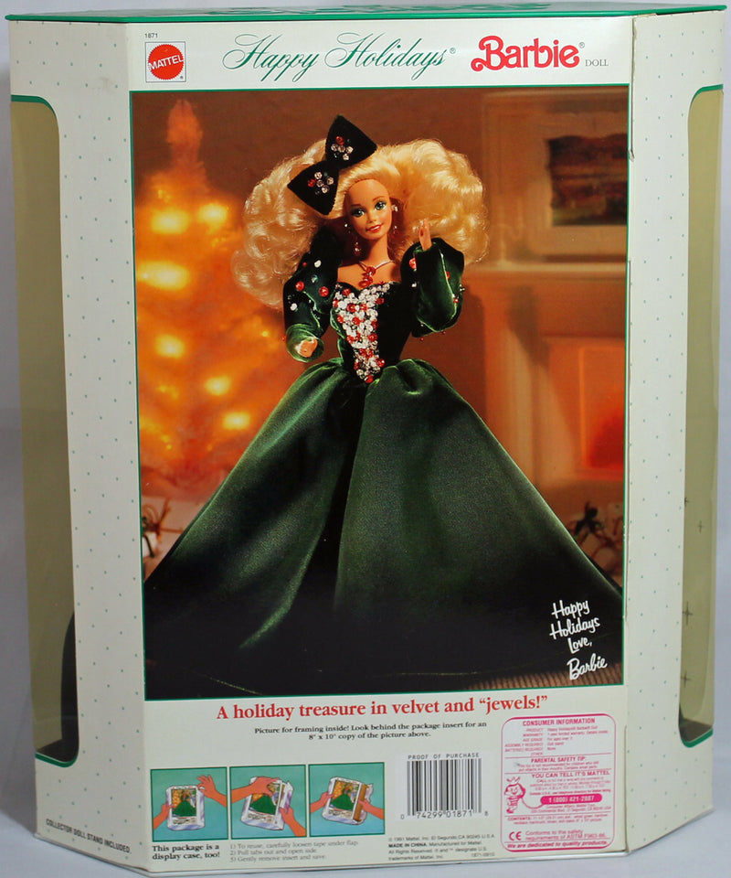 1991 Happy Holidays Barbie (1871)