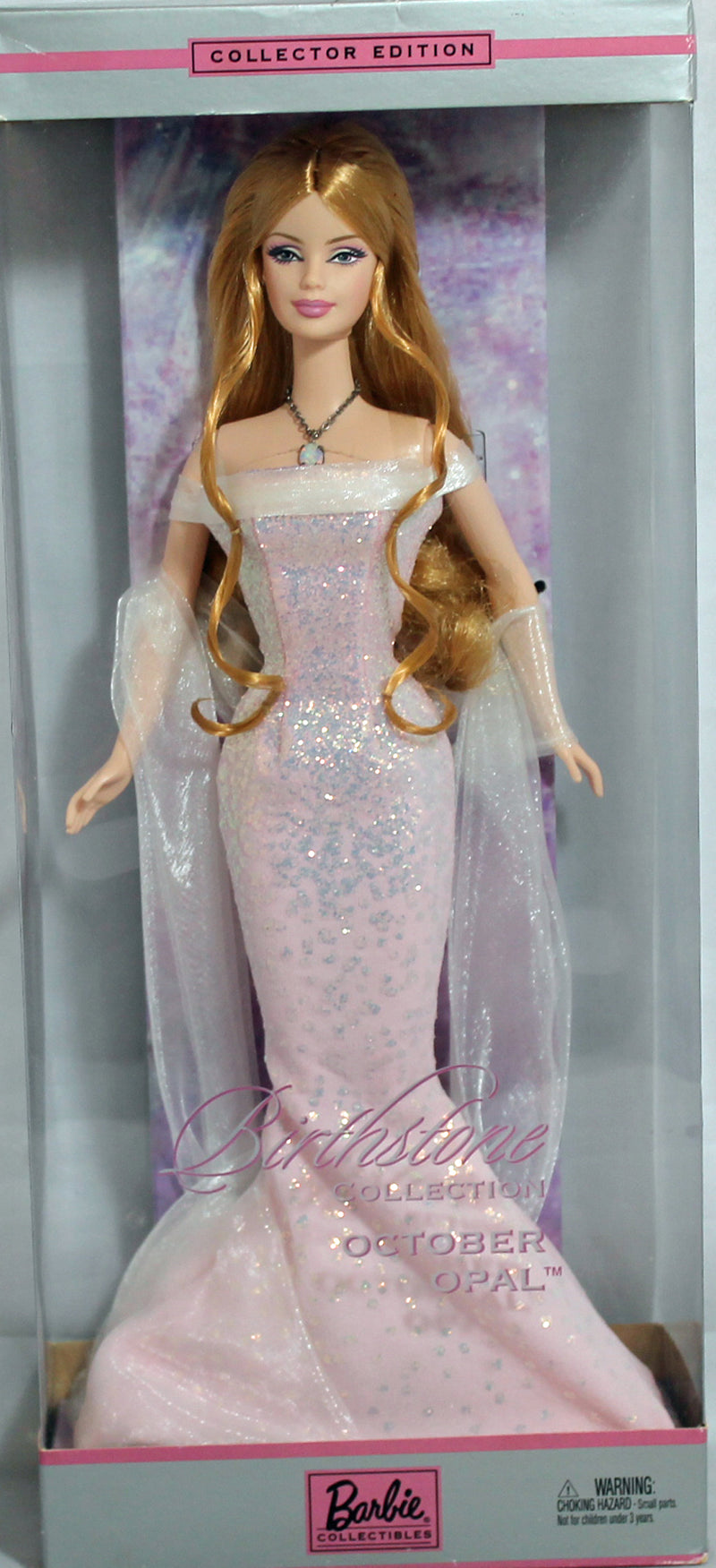 2002 October Opal Birthstone Blonde Barbie (2190)