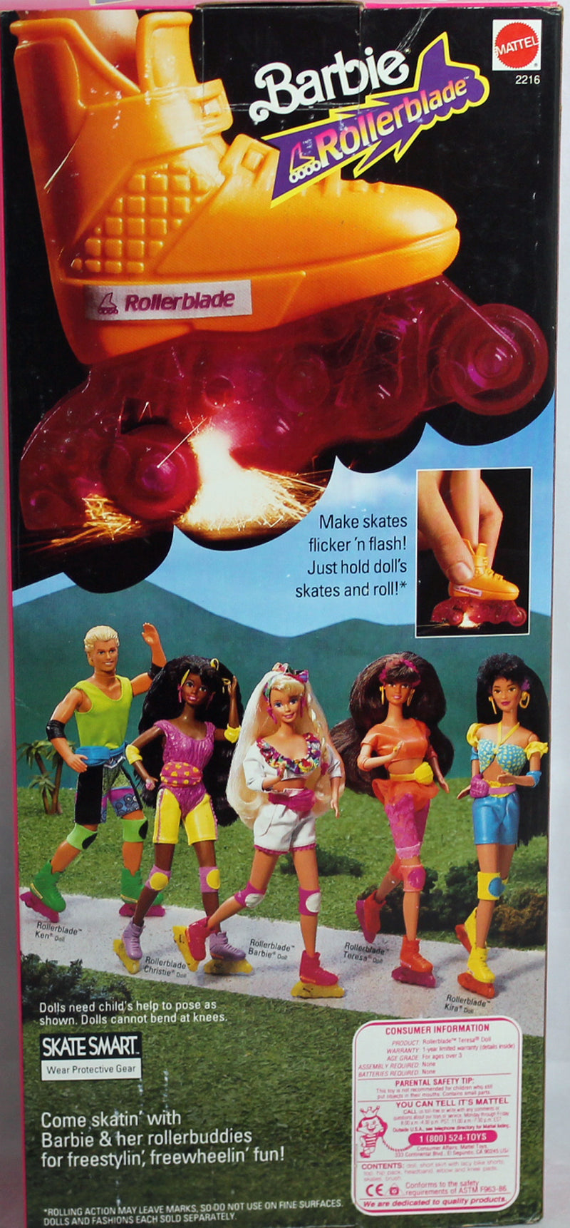 1991 Rollerblade Teresa Barbie (2216)