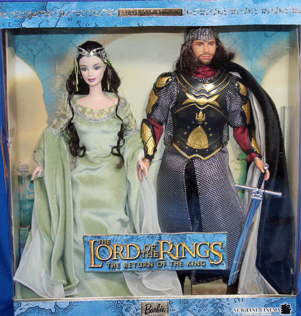 Barbie Lord of The Rings and Ken as Arwen and Aragorn-