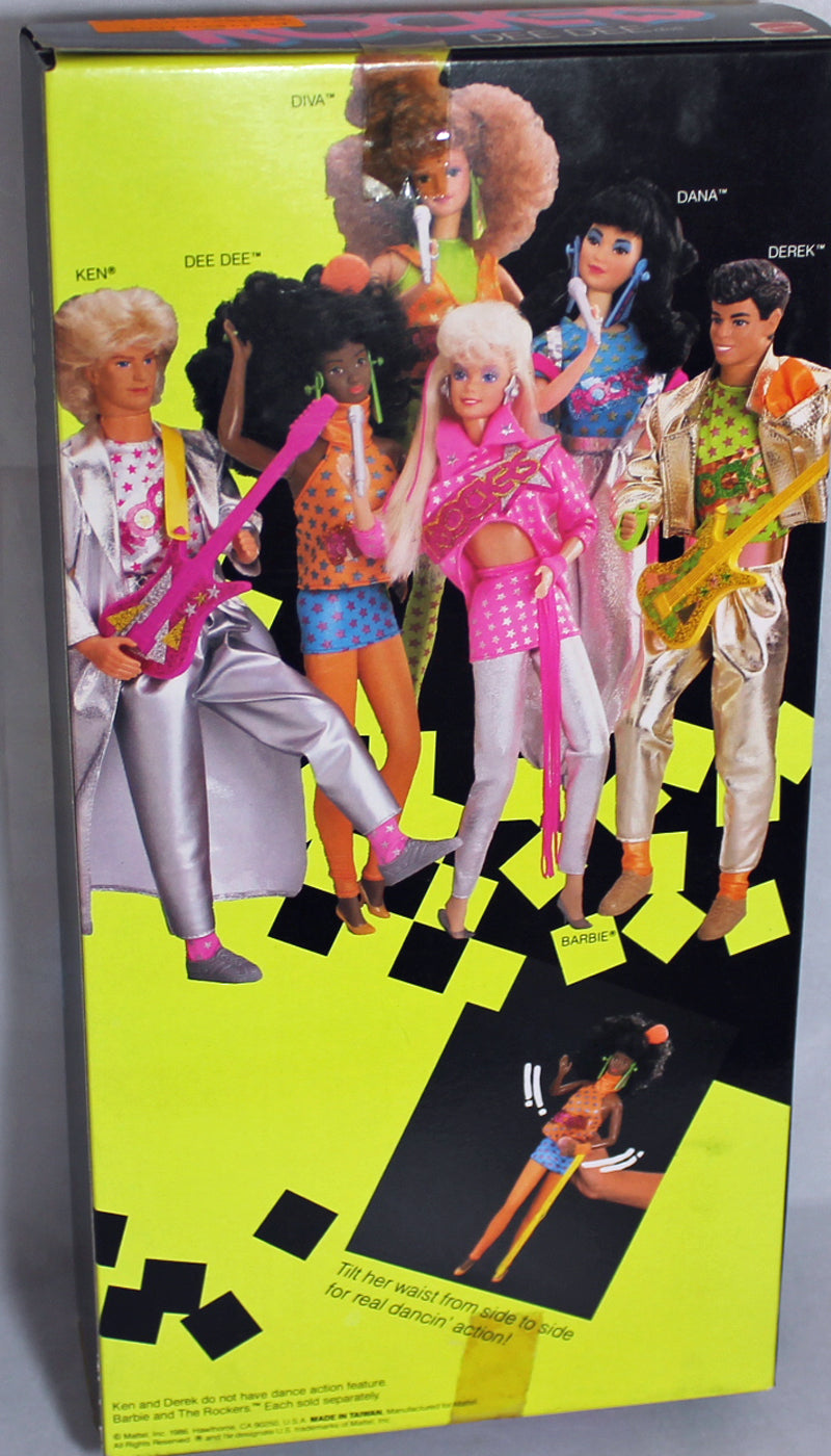 1987 Barbie and the Rockers Dee Dee Barbie (3160)