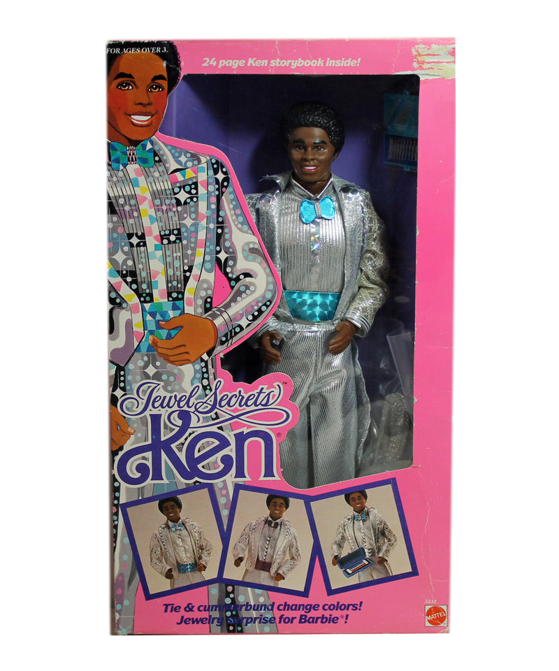 1986 Jewel Secrets Ken Barbie (3232) - African American