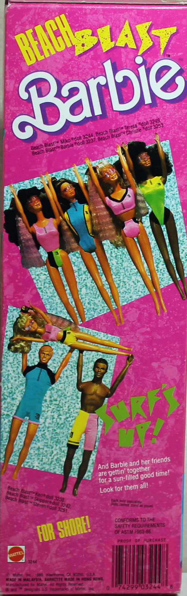 1998 Beach Blast Miko Barbie (3244)