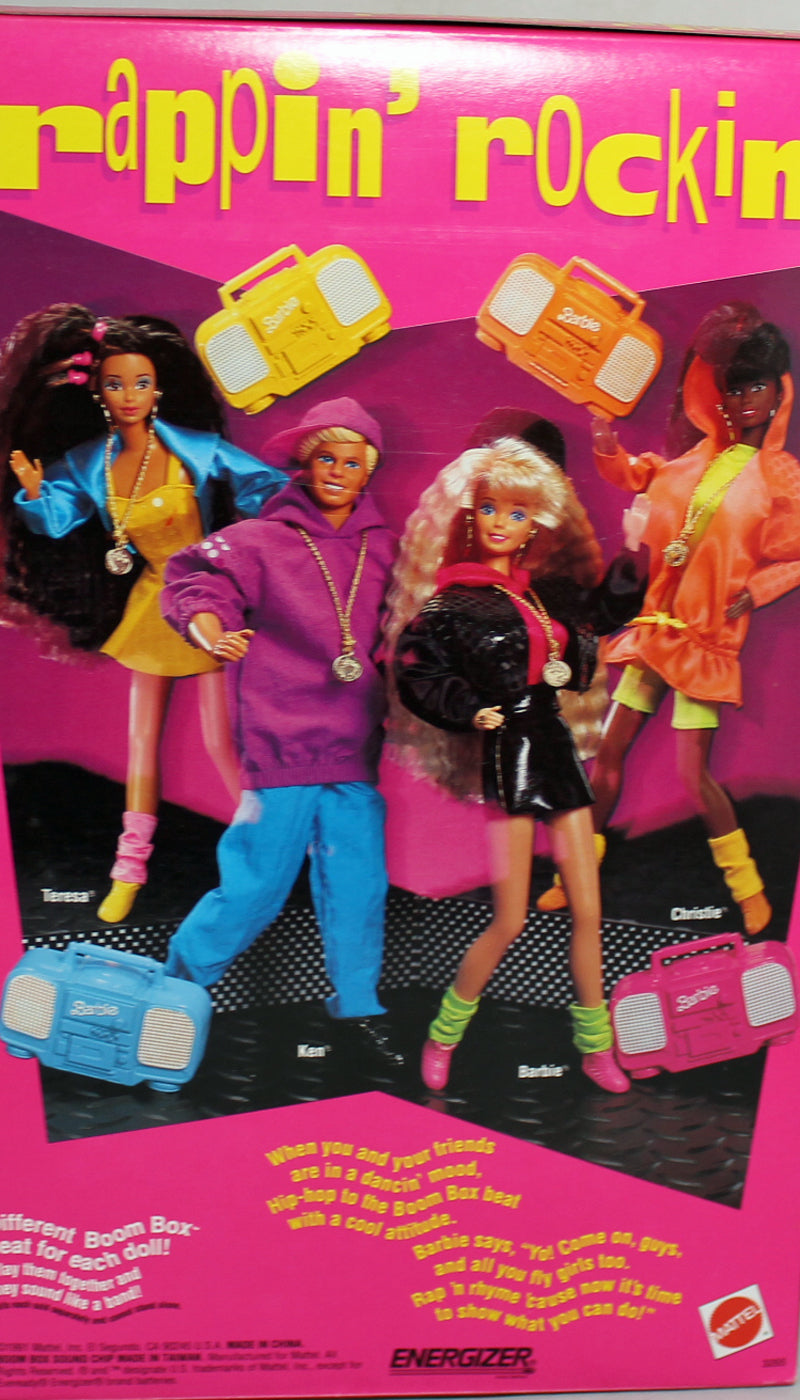 1991 Rappin' Rockin' Christie Barbie (3265)