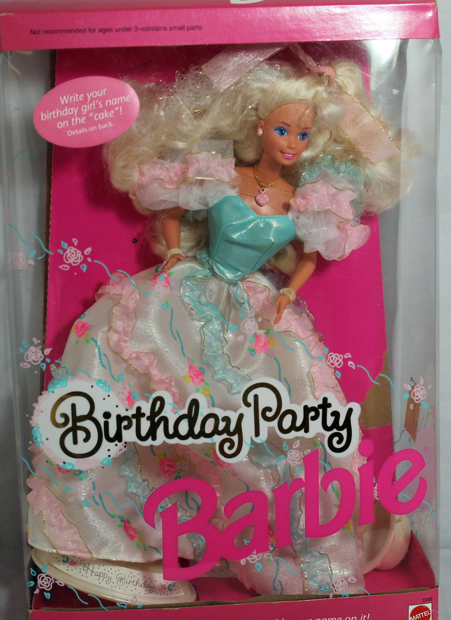 1992 Birthday Party Barbie (3388)
