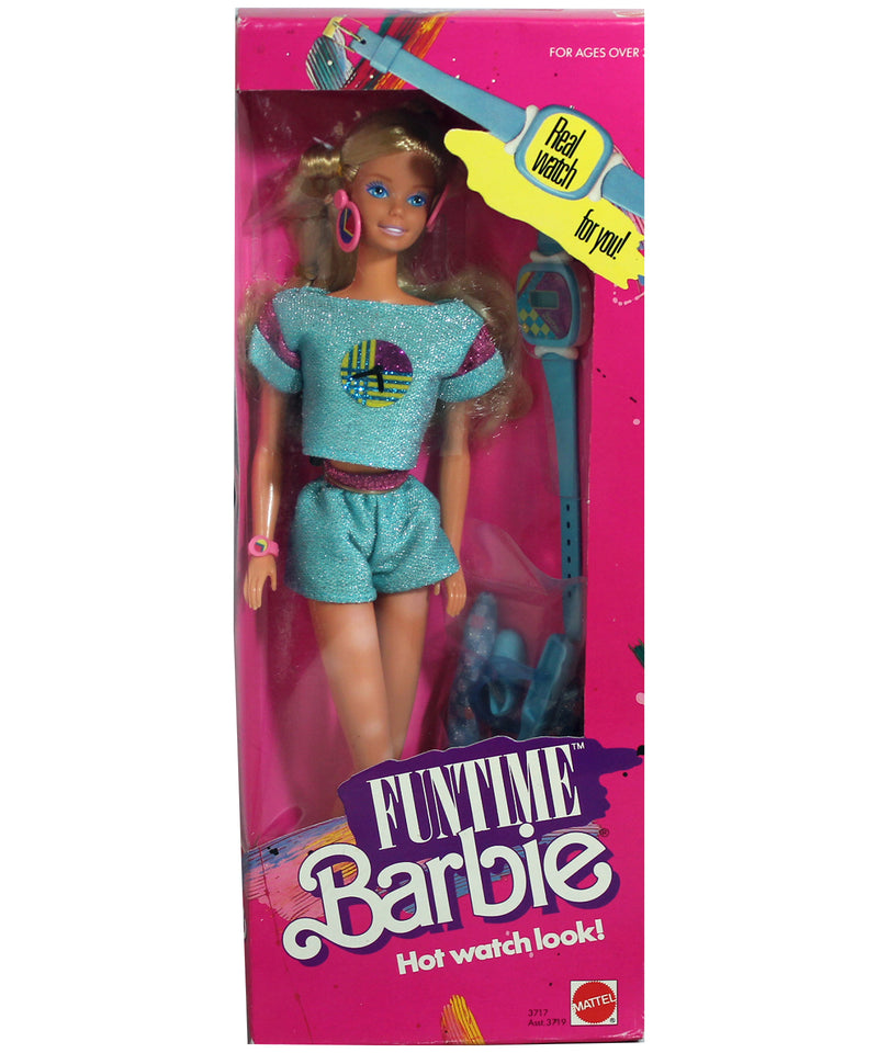 1986 Funtime Hot Watch Look Barbie (3717)