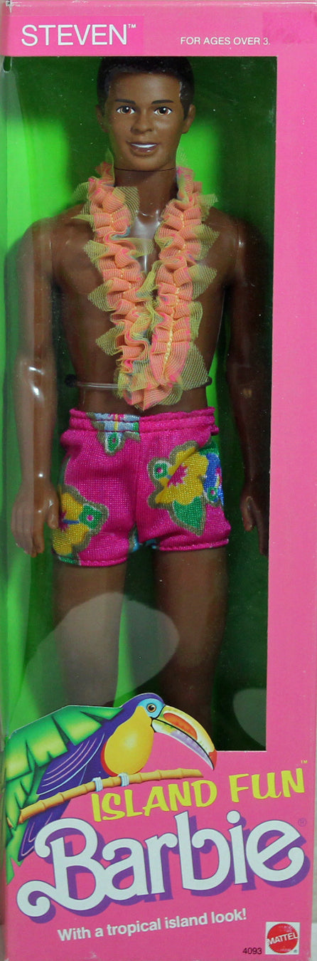 1987 Island Fun Steven Barbie (4093)