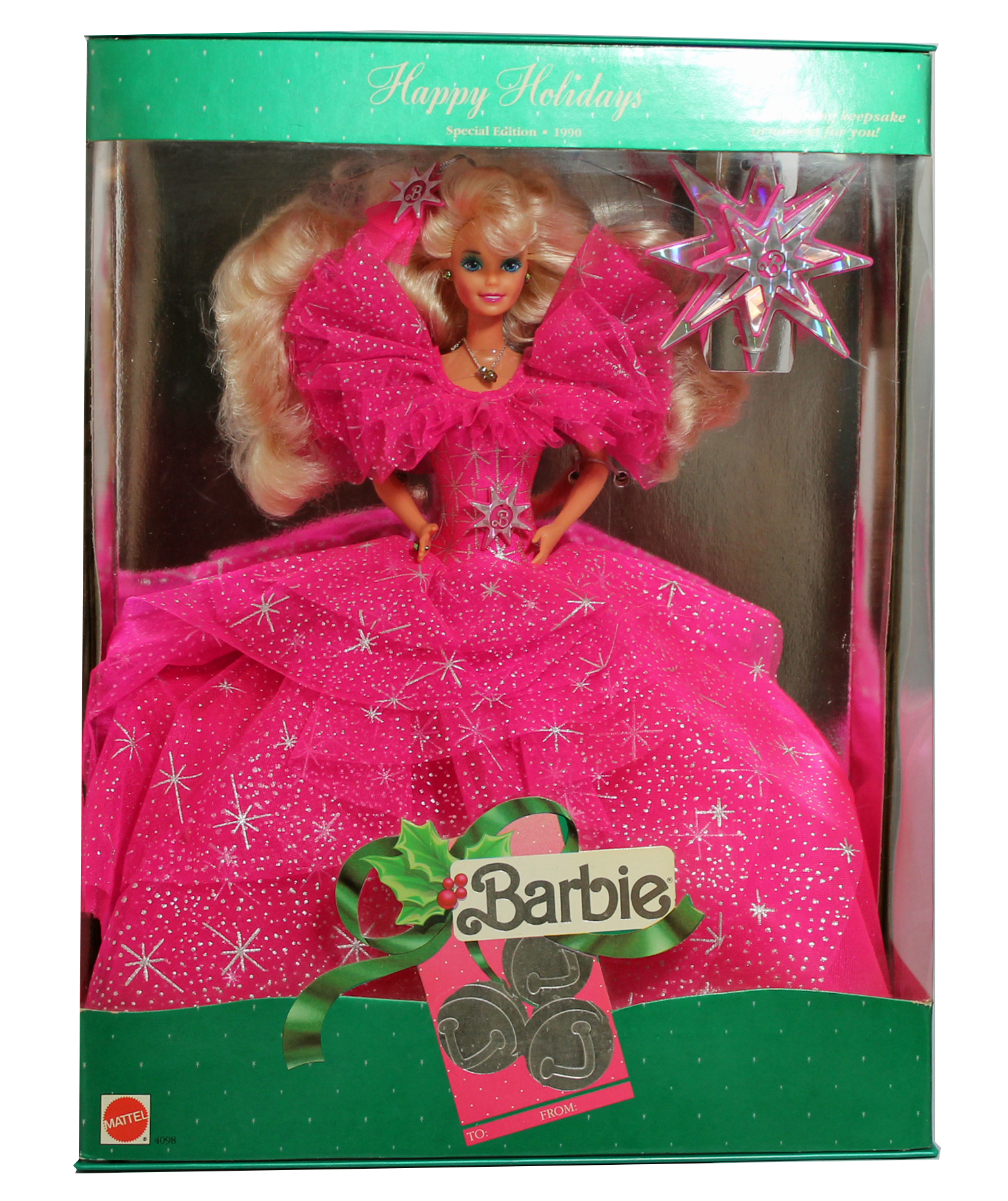 1990 Happy Holidays Barbie (4098)
