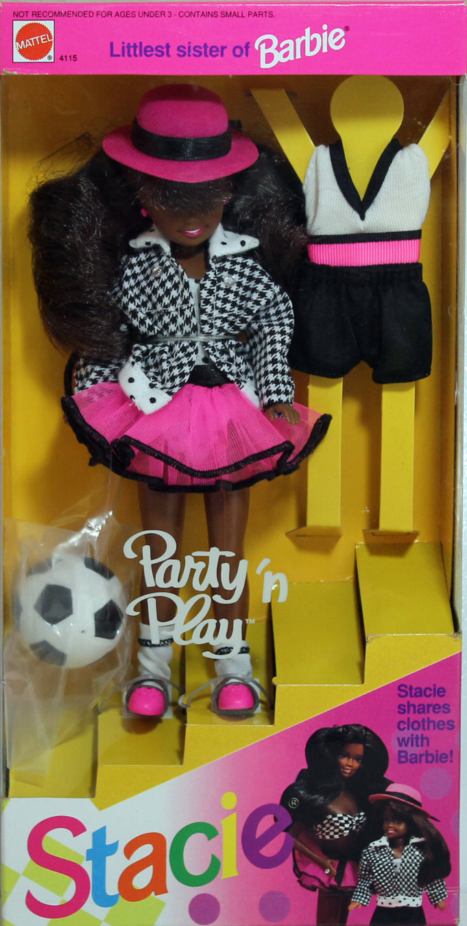 1992 Party n Play Stacie Barbie (4115) - African American