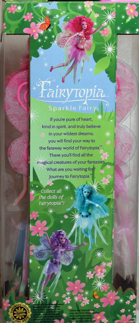 2003 Fairytopia Pink Sparkle Fairy Barbie (B5734)