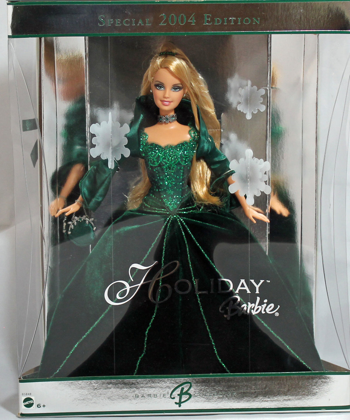 Barbie Holiday Doll Green Dress Holiday Barbie Green Dress 2005