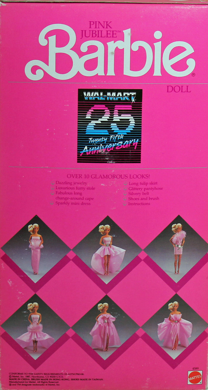 1987 Pink Jublilee Barbie (4589)
