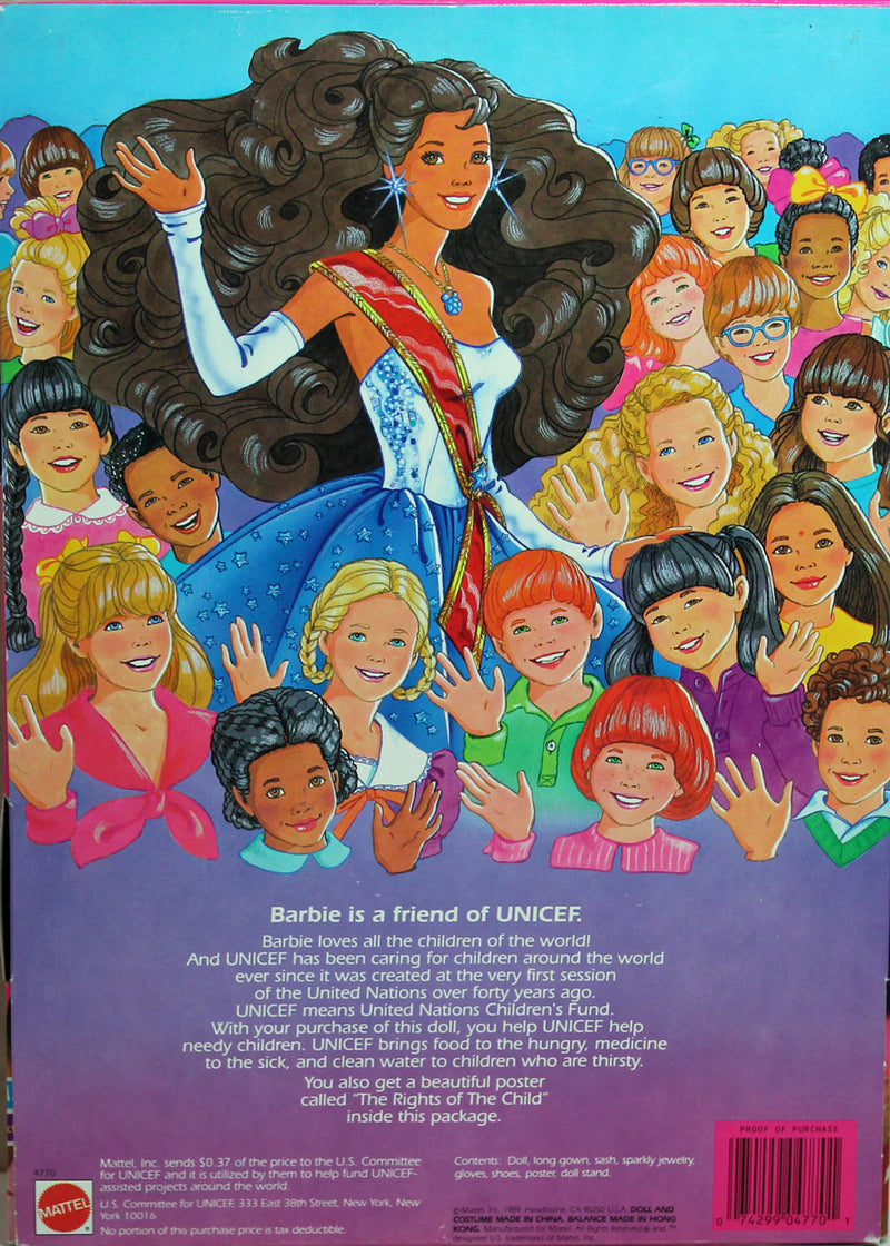 1989 Unicef Barbie (4770) - African American