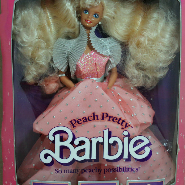 Peach pretty barbie sales 1989