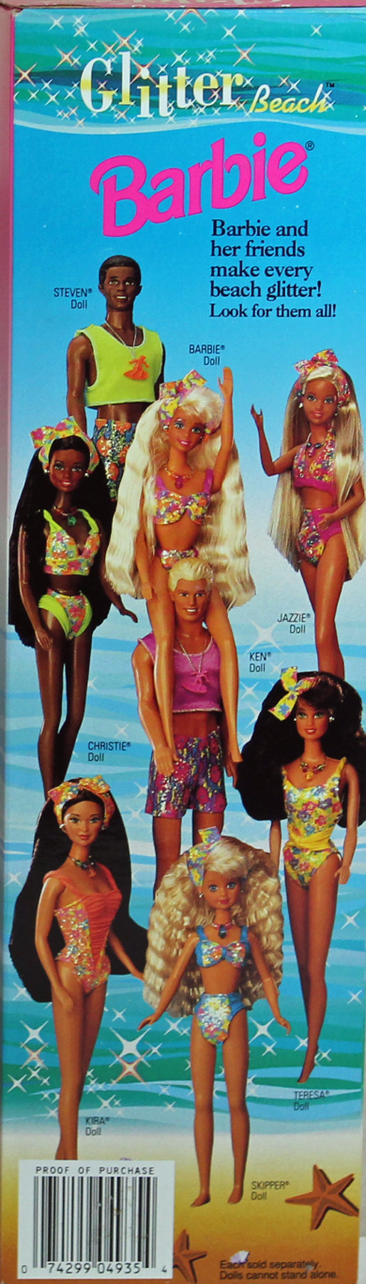 1992 Glitter Beach Jazzie Barbie (4935)