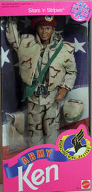 1992 Stars 'n Stripes Army Ken Barbie (5619) - African American