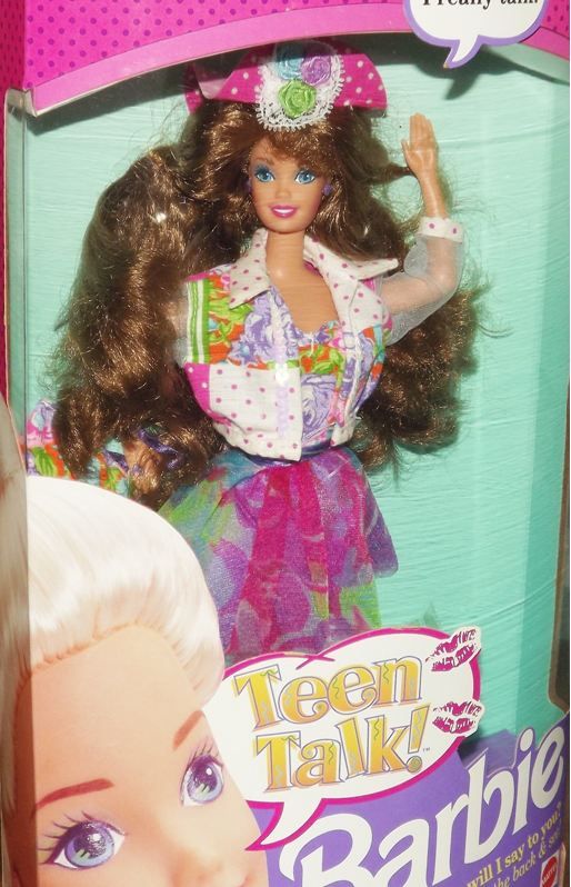 1991 Teen Talk Brunette Barbie (5745br)