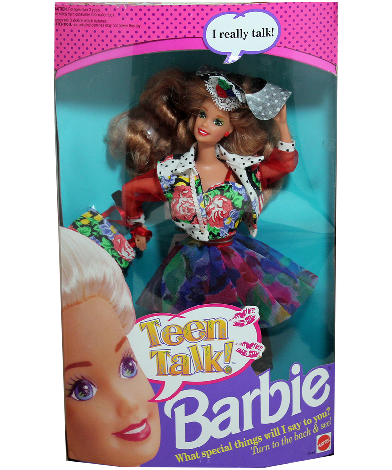 Talking barbie 1990s sale