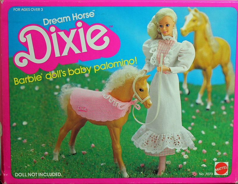 1983 Dream Horse Dixie Baby Palomino Barbie (7073)