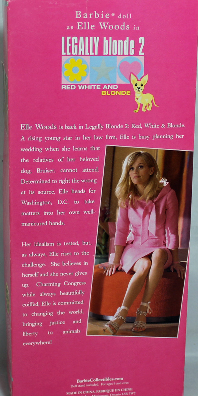 2003 Red White & Blonde Barbie (B9234) - Legally Blonde 2