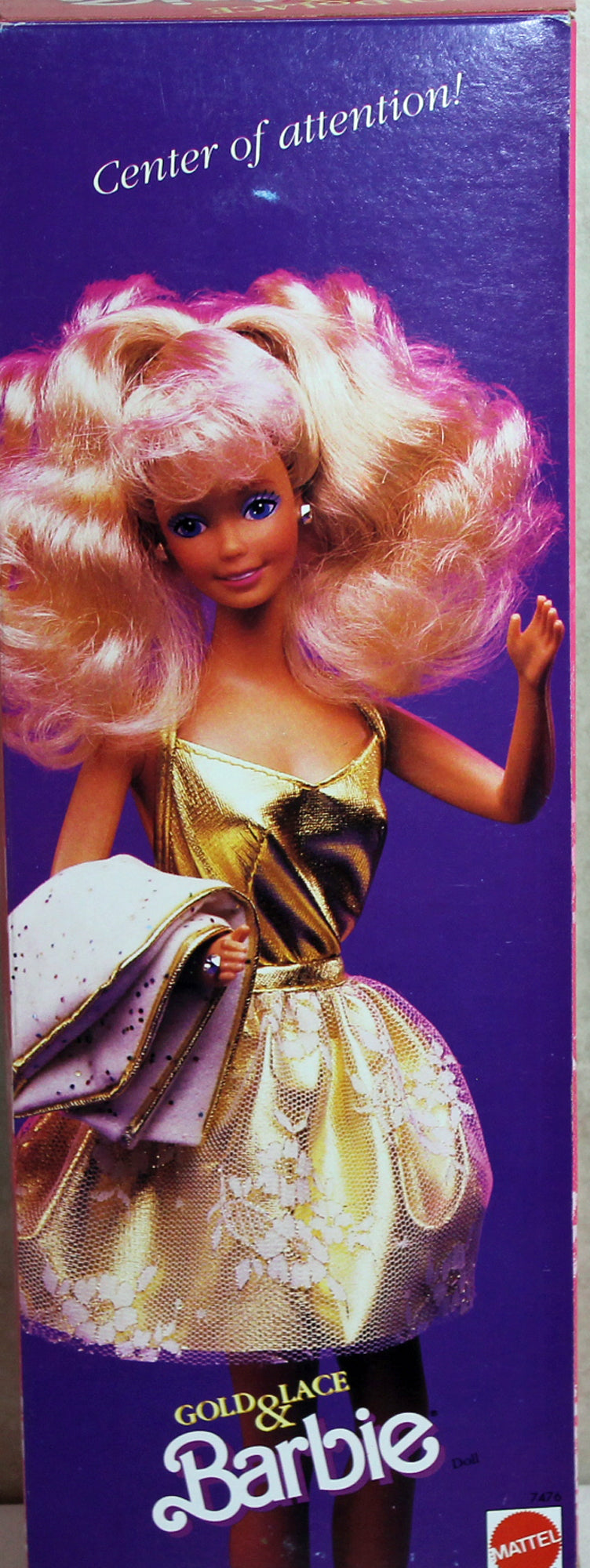 1989 Gold & Lace Barbie (7476)