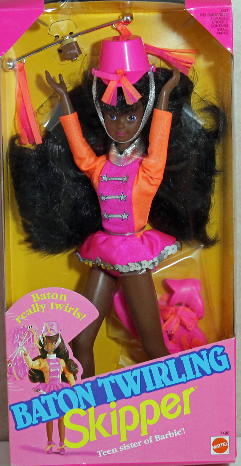 1992 Baton Twirling Skipper Barbie (7498) - African American