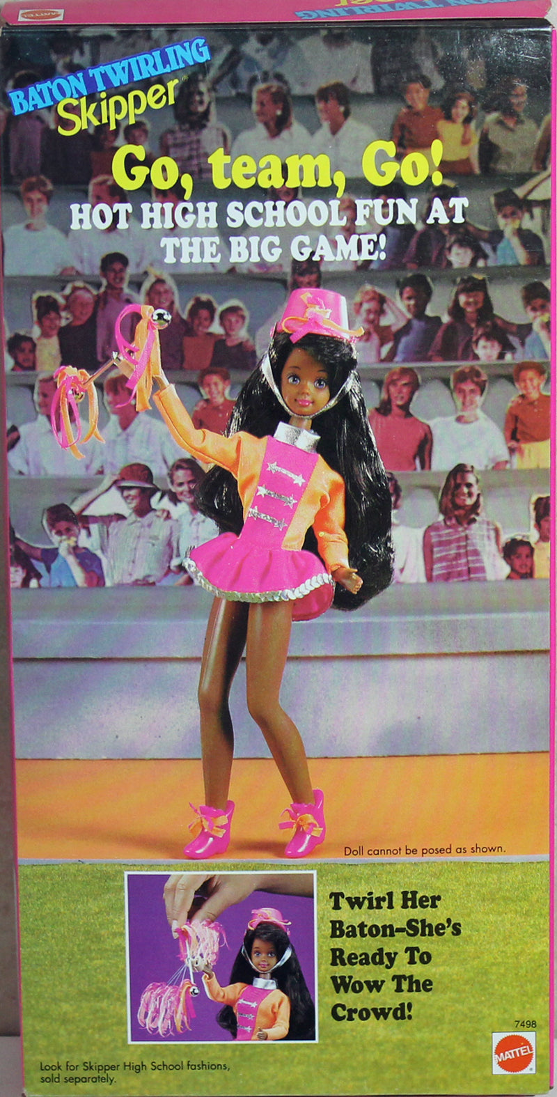 1992 Baton Twirling Skipper Barbie (7498) - African American
