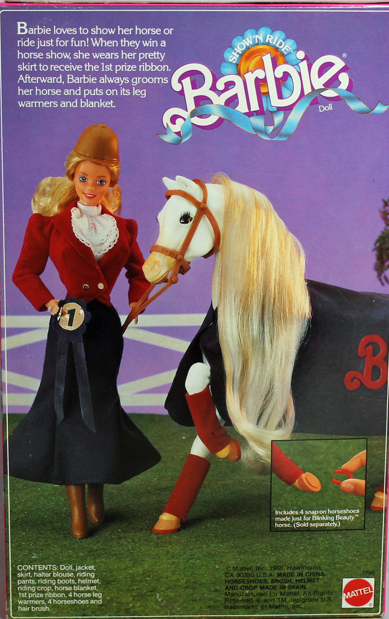 1988 Show 'n Ride Barbie (7799)