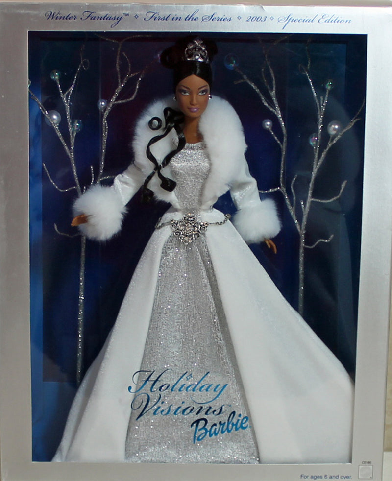 2003 Happy Holidays Barbie (C0166) - African American