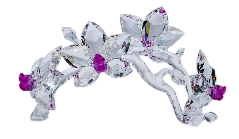 Swarovski Figurine: 0864443 Orchids On A Vine