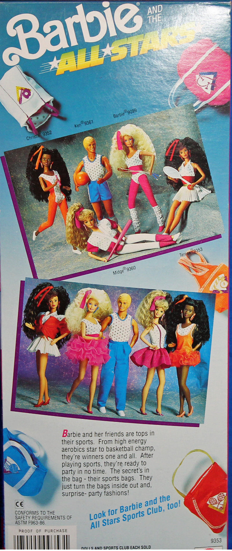 1989 Barbie and the All Stars Teresa (9353)