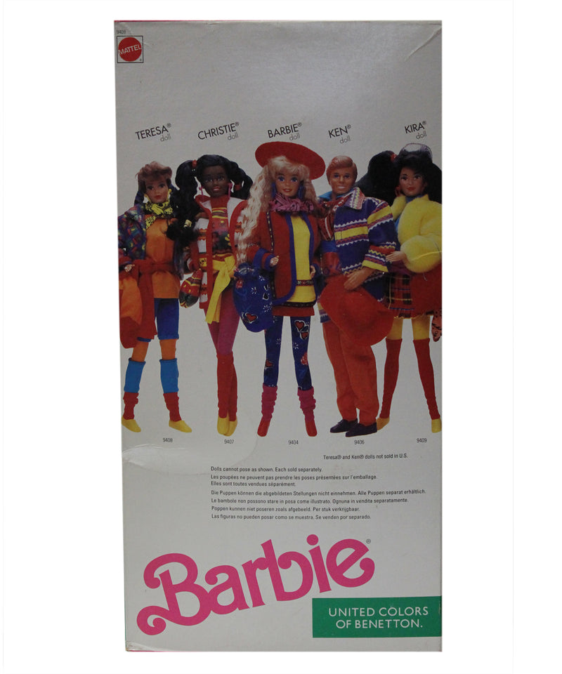 1990 United Colors of Benetton Kira Barbie (9409)