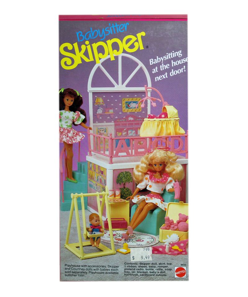 1990 Babysitter Skipper Barbie (9433) - Brunette