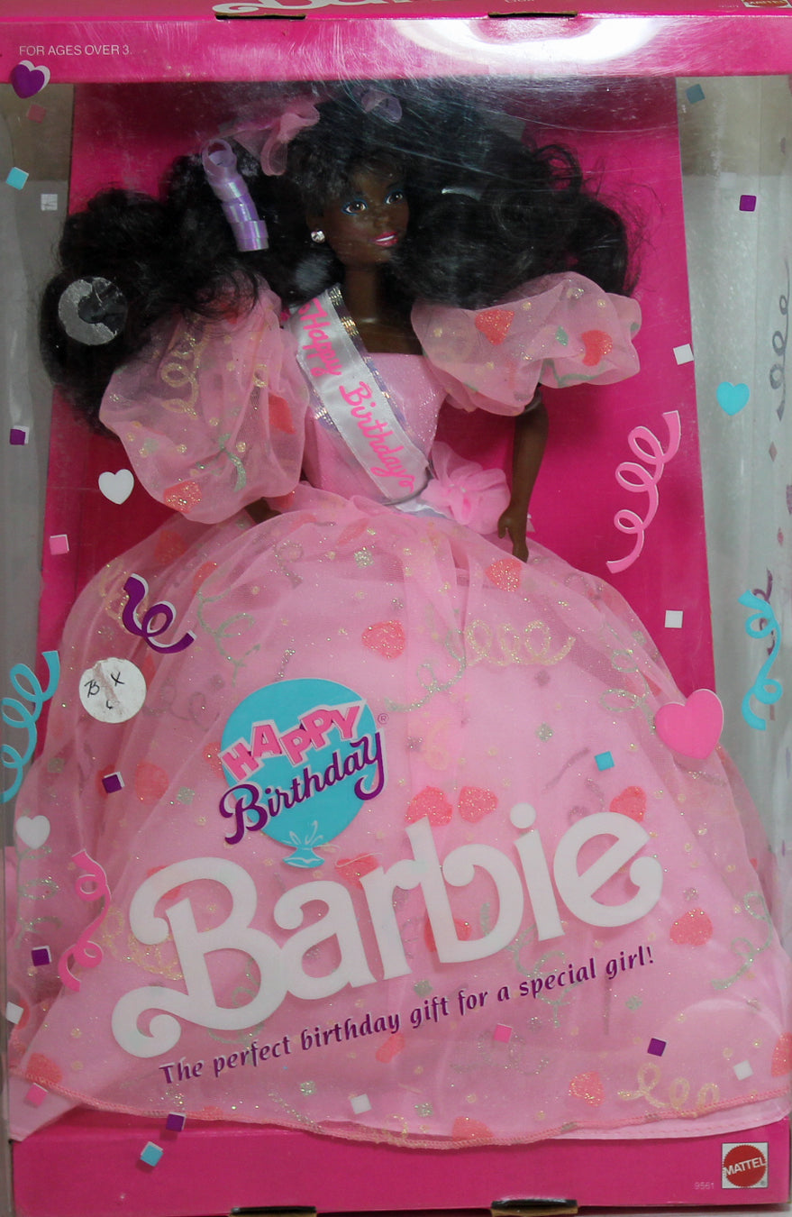 12170 NRFB Mattel Happy Birthday Barbie Doll Boxed is Shaped Like A 3 12170 NRFB Mattel Happy Birthday Barbie Doll Boxed is Shaped Like A 3