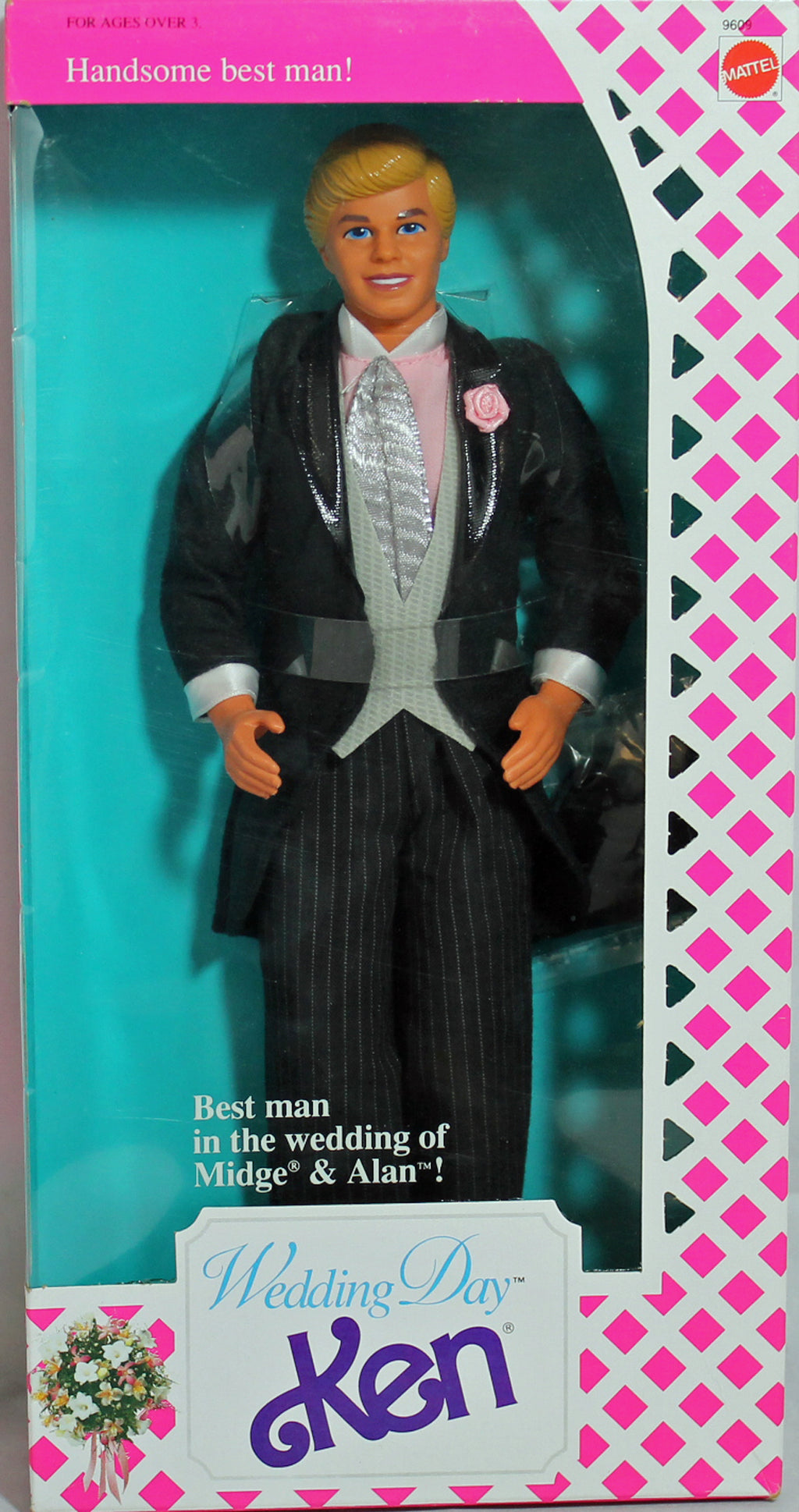 1990 Wedding Day Ken Barbie (9609)