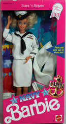 1990 Stars 'n Stripes Navy Barbie (9693)