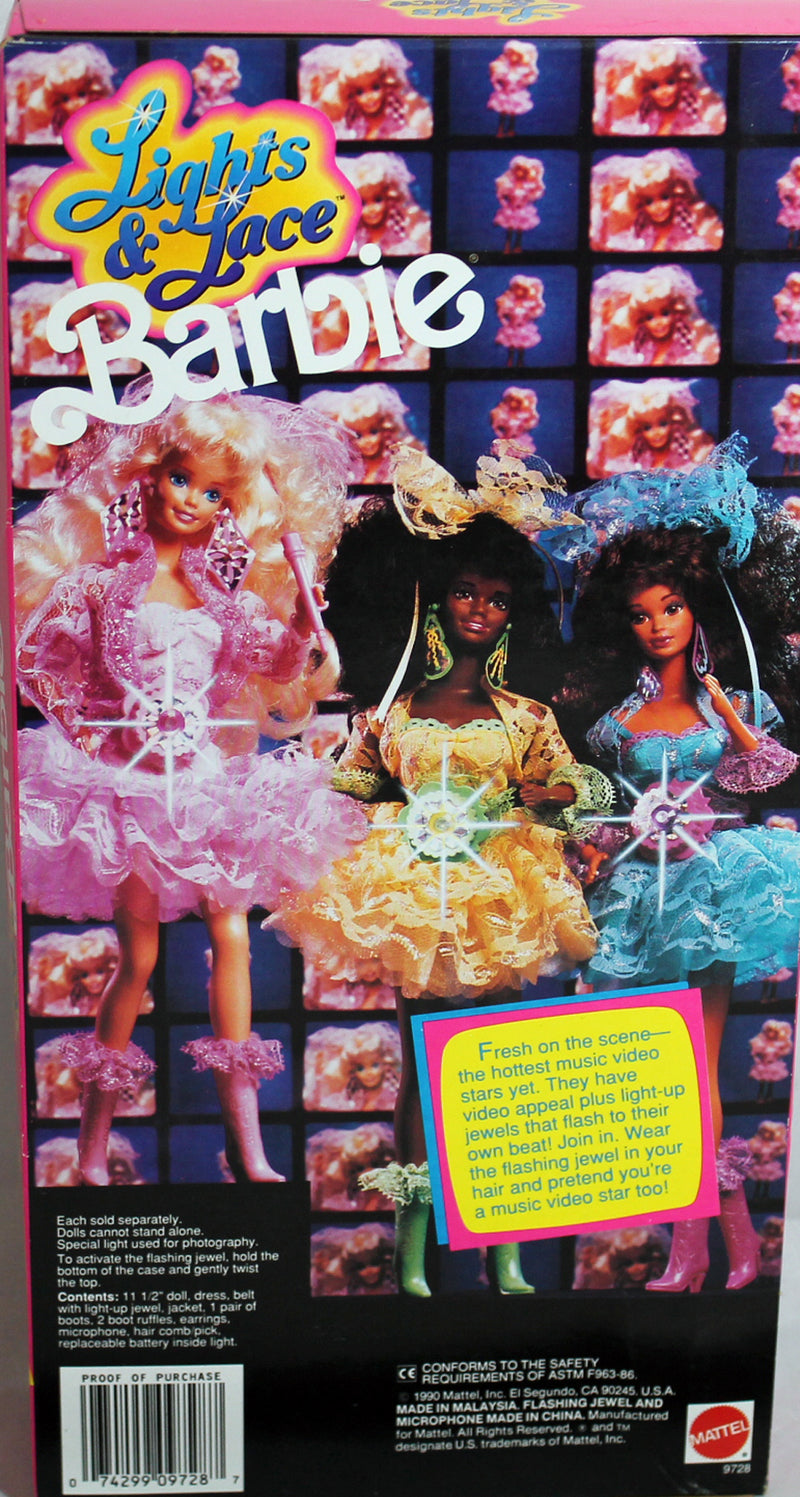 1990 Lights & Lace Christie Barbie (9728)