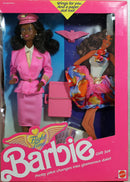 1989 Flight Time Barbie Gift Set Barbie (9916) - African American
