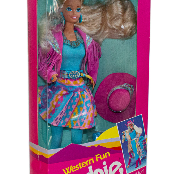 1989 Western Fun Barbie (9932)