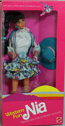 1989 Western Fun Nia Barbie (9933)
