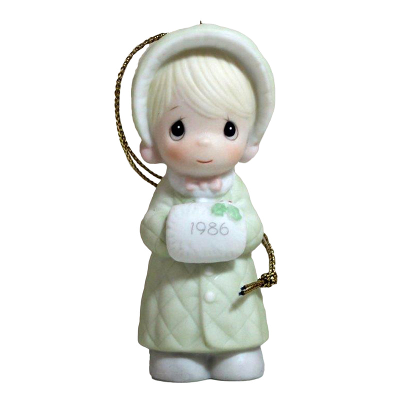Precious Moments Ornament: 102326 Wishing You a Cozy Christmas | Dated