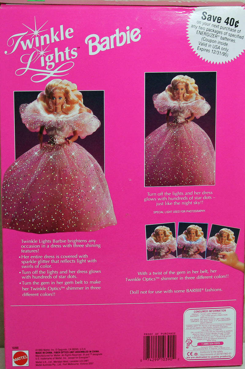 1993 Twinkle Lights Blonde Barbie (10390)