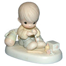 Precious Moments Figurine: 104027 Love is the Glue that Mends