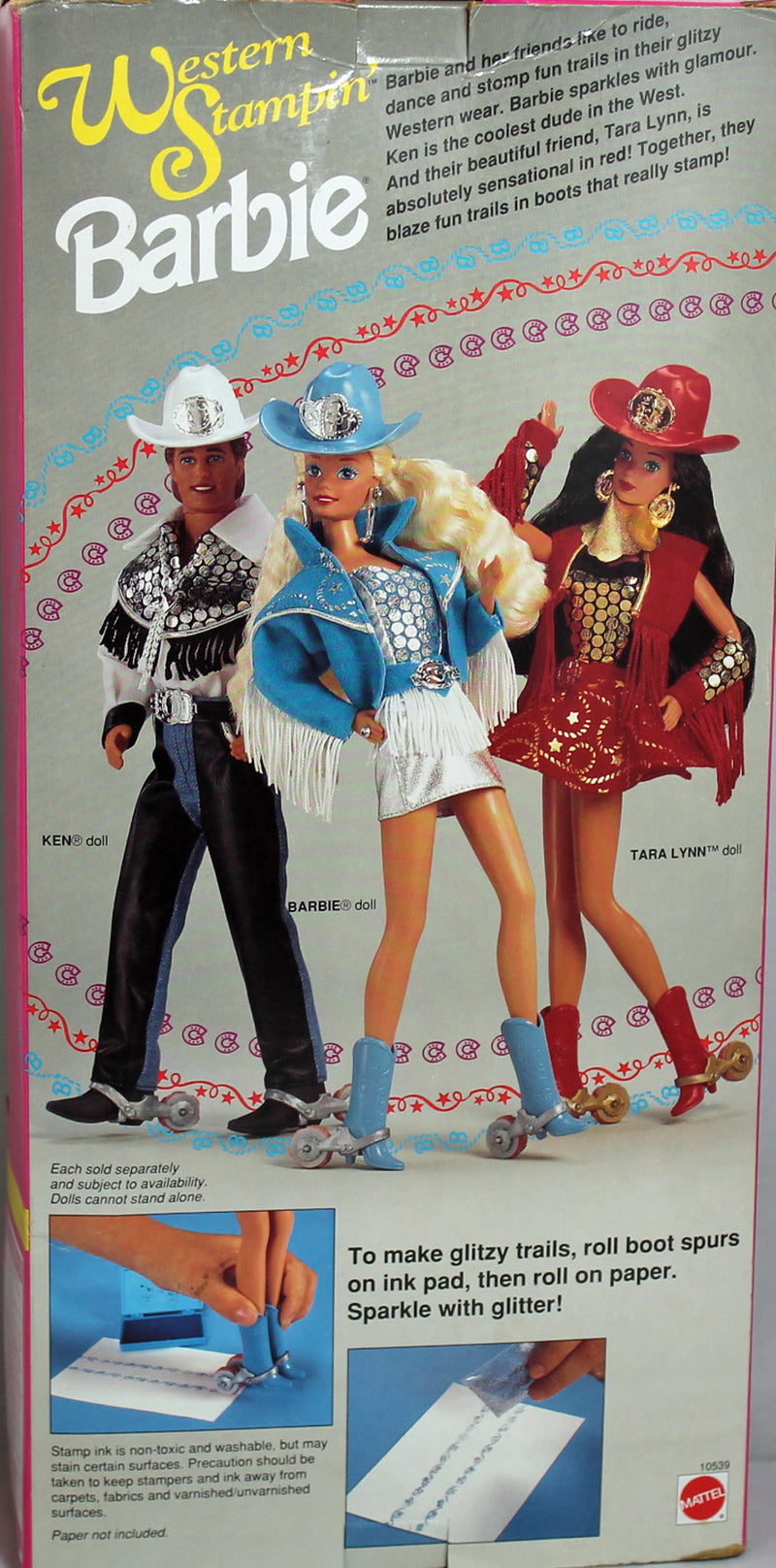 1993 Western Stampin' Barbie (10539) - African American