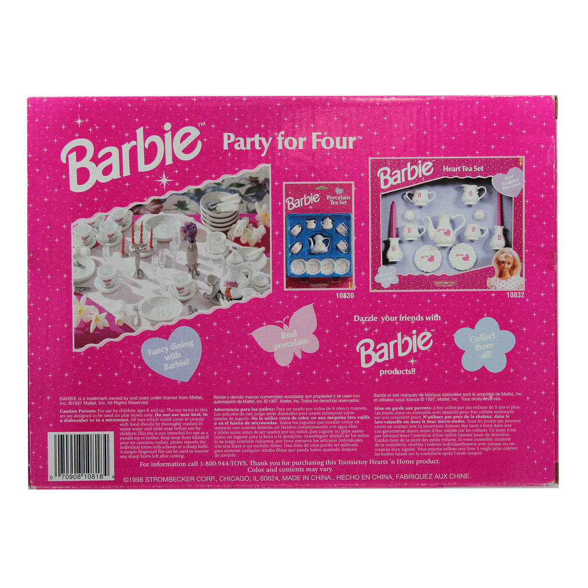 1997 Barbie Party for Four Porcelain Tea Set (10818)