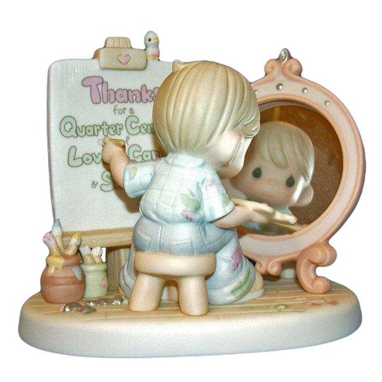 Precious Moments Figurine: 108602 Thanks for 25 Years of Loving and Caring | Limited Edition