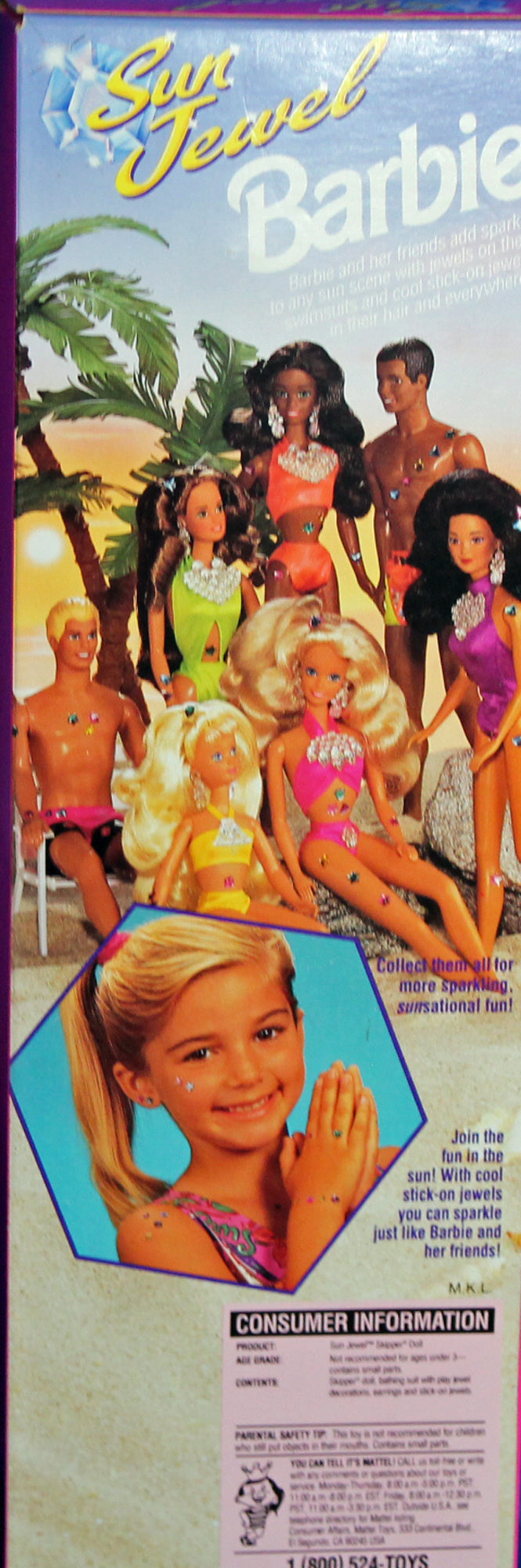 1993 Sun Jewel Skipper Barbie (10955)