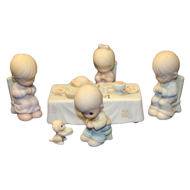Precious Moments Figurine: 109762 We Gather Together to Ask the Lord's Blessing | Set of 6